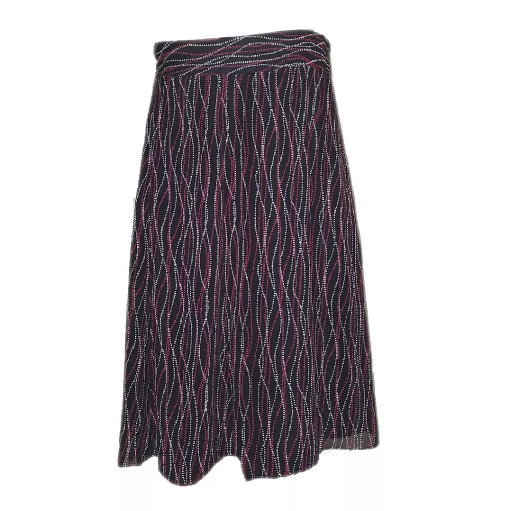 Red and black skirt